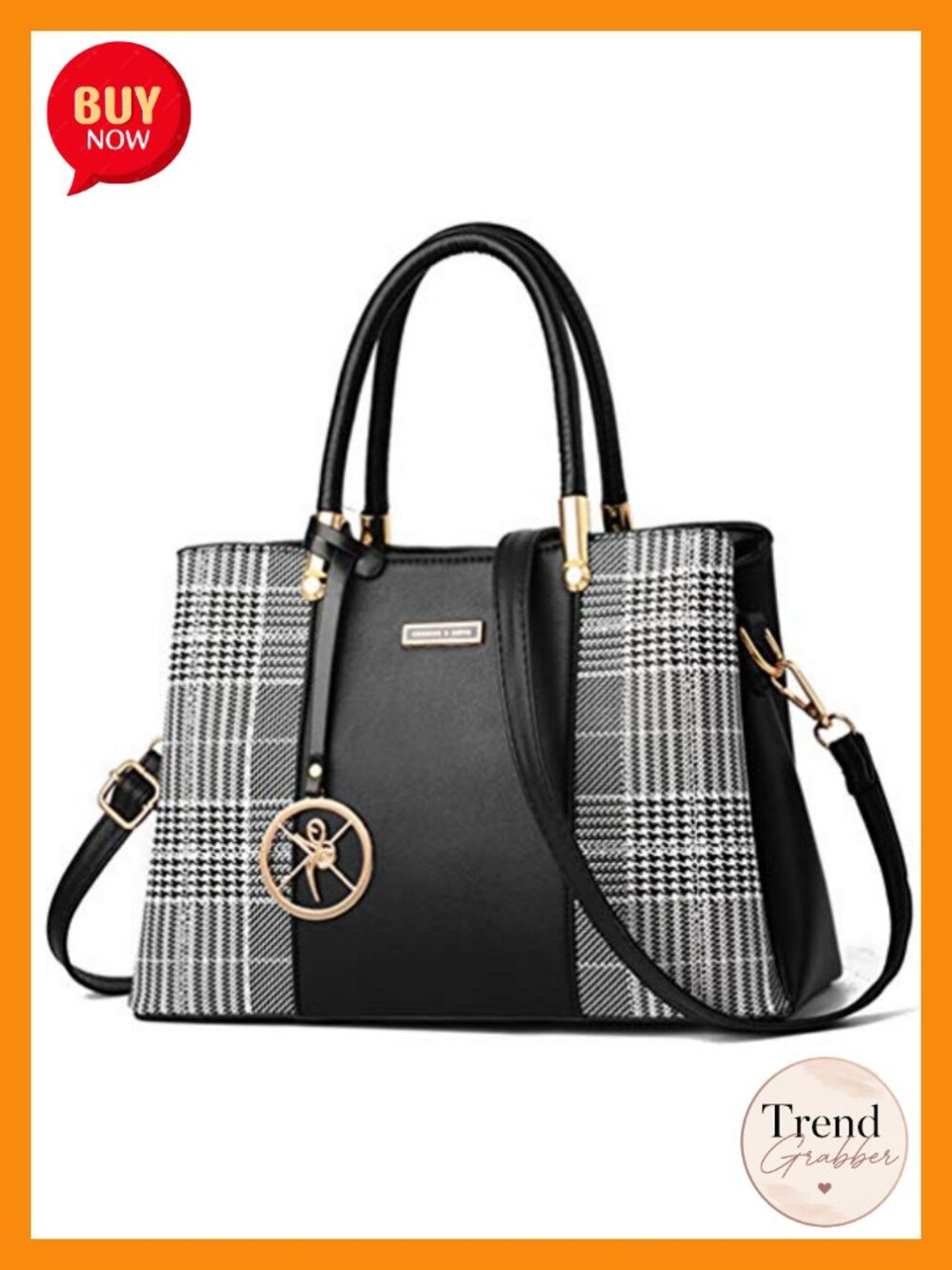 Women Satchel Handbag Top Handle Tote Shoulder Bag Faux Leather